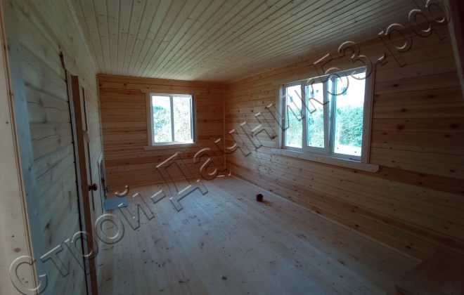 4 Брусовая баня  Б-34, 6х9м, 94.5 М², Московская область, Дмитровский район, деревня Совельево. (9)